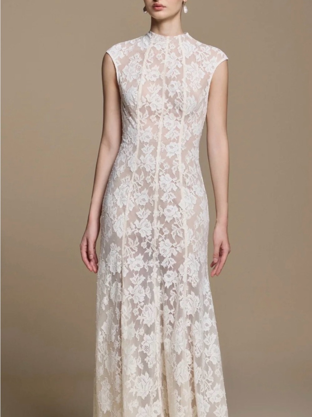 Huong Boutique Sloan white lace dress